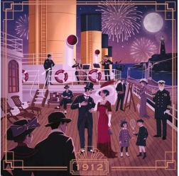 Ravensburger quadratisches Puzzle Art & Soul: Titanic 750 Teile