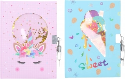 Tagebuch mit Schloss 15 × 21 cm, 80 Seiten