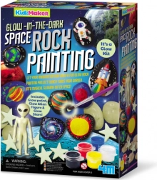 4M Malset Steine bemalen - Leuchtender Weltraum