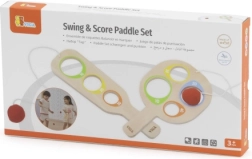 VIGA Holzspiel Fange den Ball mit Wertungsschlägern – 2 Stück