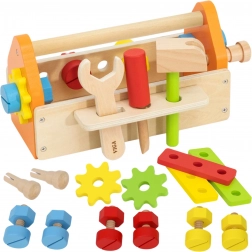 Holz-Werkzeugset im Kasten VIGA PolarB