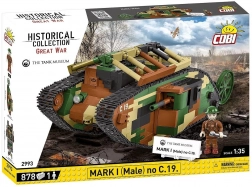 COBI Bausatz Panzer Mark I (Male) – 878 Teile
