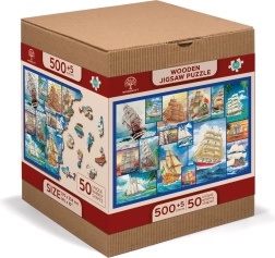 Holz Puzzle Segelboot 2in1 505 Teile von Wooden City