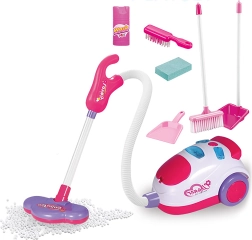 Putzset mit Staubsauger und Effekten, 9-tlg.