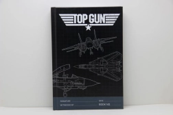 Premium liniertes A5-Notizbuch mit TOP GUN-Motiv