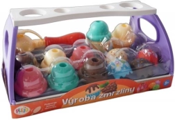 PLEJO Eisherstellung – Serviertablett mit Eis