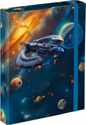 Mappen für Schulhefte A5 Weltraum