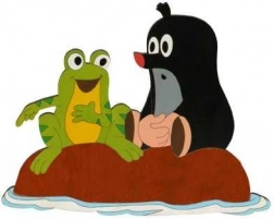 DoDo große Holzdekoration Der kleine Maulwurf und der Frosch