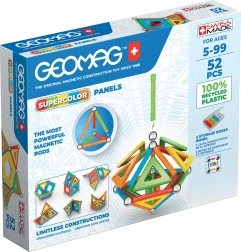 Magnetbaukasten Geomag Supercolor Recycled – 52 Teile