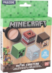 Minecraft Metall-Untersetzer – Set mit 4 Stück