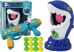 Geschicklichkeitsspiel: Auf den Hai schießen mit Kugeln