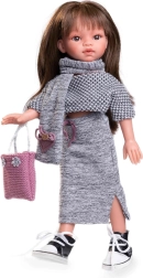 Realistische Puppe Emily mit Ganzvinylkörper - 33 cm