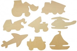 Vorlagebilder von Verkehrsmitteln Bigjigs Toys