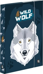 Heftbox A5 mit Wolfmotiv