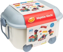 Weiche Konstruktionsbausteine für Kinder, 80 Teile