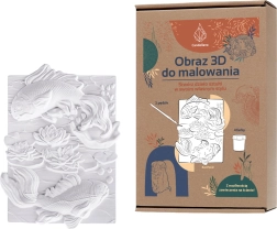 Gips-3D-Ausmalbild CANDELLANA – Bild zum Bemalen – Fische