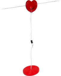 Seilbahn mit Scheibenschaukel small foot 25 m