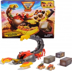 Monster Jam Skorpion-Launcher Venom Velocity Scorpion + 2 Fahrzeuge