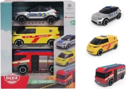 SOS-Rettungsfahrzeug-Set – 3 Stk., tschechische Version
