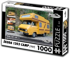 Puzzle RETRO-AUTA ŠKODA 1203 Camp (1969) – 1000 Teile