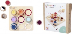 Montessori Tasttafel mit 9 sensorischen Zylindern