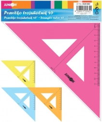 Dreieckiges Lineal mit Skala 16 cm