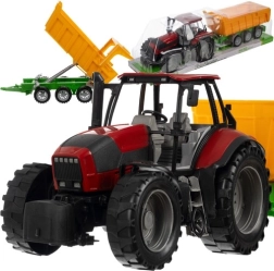 Großer Traktor mit Antrieb und Anhänger