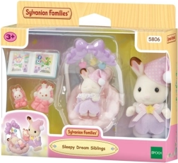 Sylvanian Families schlafende Geschwister
