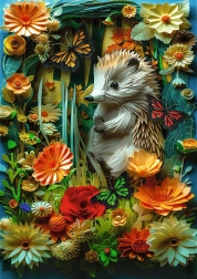 Trefl Puzzle Paper Art Igel 1000 Teile