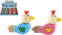 Holzpfeife Vogel 8 cm – bunte pfeifende Kinderspielzeug