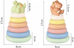 ZIRO weiche Steckringe Dino