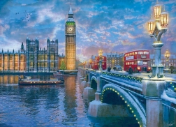 Puzzle Heiligabend in London 1000 Teile