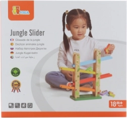 Holz-Achterbahn für Tiere Jungle Slider