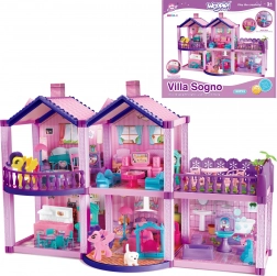 Woopie Puppenhaus Pony Fantasy Villa, 120 Teile