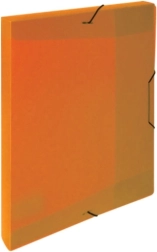 Box mit Gummiband A5 Opaline orange