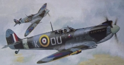 Modellflugzeug Supermarine Spitfire Mk.Vb HI TECH 1:72