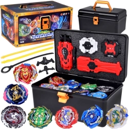 Großes Set mit Abschussvorrichtung und acht Scheiben