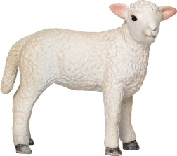 Niedliche stehende Lammfigur