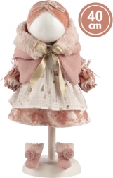 Puppenkleidung 40 cm – elegante rosa Garnitur Llorens Lucia