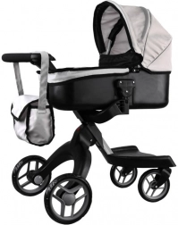 Moderner Tiefpuppenwagen – Beige