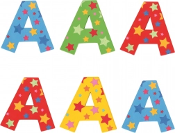 Bigjigs Toys Holzbuchstabe A mit Sternchen