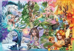 Bluebird Puzzle Feen-Jahreszeiten 1000 Teile