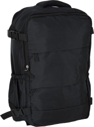 Schwarzer Reise-Handgepäckrucksack 45 × 30 cm