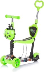 Kinderroller mit Schiebestange Kiddy Evo 3-in-1 – Grün