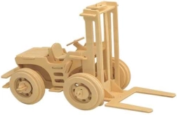 Holz 3D Puzzle Gabelstapler