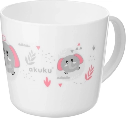 Kinderbecher mit Henkel Akuku 250 ml – Elefanten