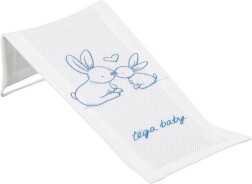Stoffliege für die Babywanne mit Häschen, weiß