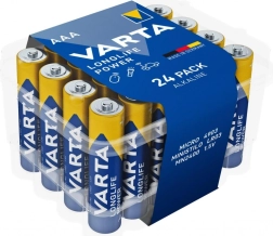 Alkaline-Batterien AAA VARTA Longlife Power 24 Stk., Premiumverpackung
