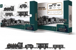 Rauchende Zug-Garnitur mit Effekten und verstellbarer Strecke 135 × 75 cm