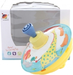 Blechkreisel mit Tiermotiven